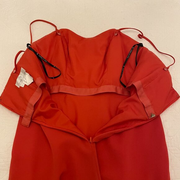 Size 12 Sorella Vita Bridesmaid Dress in Burnt Sienna - Picture 6 of 7